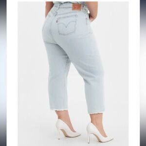 LEVI’S Cropped High Rise Straight Leg 501 Jean Size 26 NEW